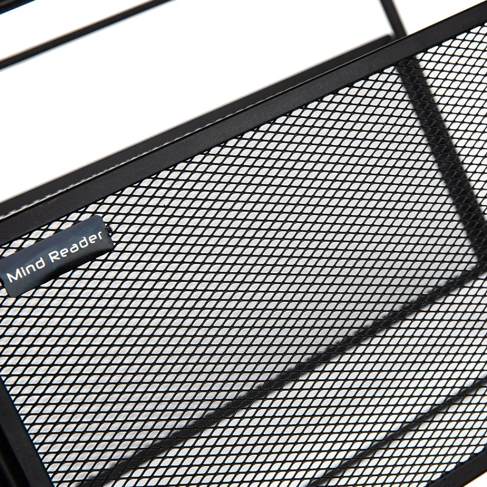 File Storage|Mind Reader Hanging File Folder Organizer, Black (BOXFILE-BLK)