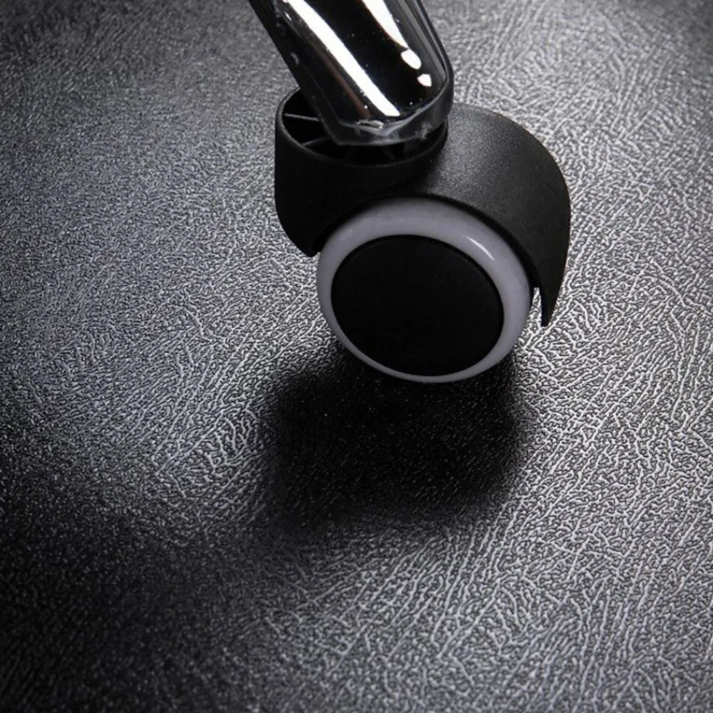 Chair Mats*Mind Reader Hard Floor Chair Mat with Lip, 36" x 48'', Black (OFFCMAT-BLK)