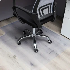 Chair Mats*Mind Reader Hard Floor Chair Mat with Lip, 35" x 47'', Clear (FLCMAT-CLR)