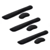 Online Mind Reader Memory Foam Gaming Ergonomic Keyboard and Mouse Wrist Rest Set, Black, 3/Pack (3WRESTGEL-BLK)
