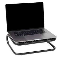 Mind Reader Monitor Stand and Ventilated Desktop Organizer, Black, 2/Pack (2CHORDMON-BLK)