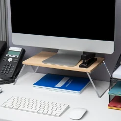 Hot Mind Reader Monitor Stand and Laptop Riser, Brown (MODMONSTA-BRN)