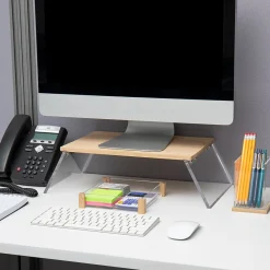 Hot Mind Reader Monitor Stand and Laptop Riser, Brown (MODMONSTA-BRN)