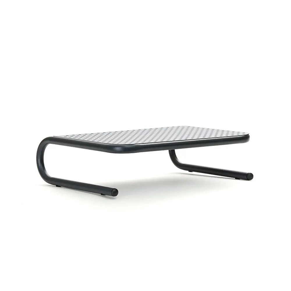 Hot Mind Reader Monitor Stand and Ventilated Laptop Riser, Black (METMONST-BLK)