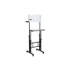 Standing Desks*Mind Reader 21"W Adjustable Standing Whiteboard Desk, Black (SDWBOARD-BLK)