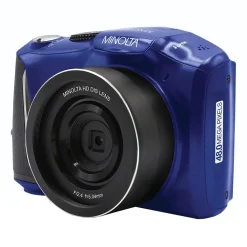 MINOLTA 48 MP/4K Ultra HD Digital Camera with 16x Digital Zoom, Blue (MND50-BL)
