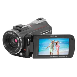 MINOLTA 4K Ultra HD IR Night Vision Video Camcorder with 16x Digital Zoom, Black (MN4K40NV)