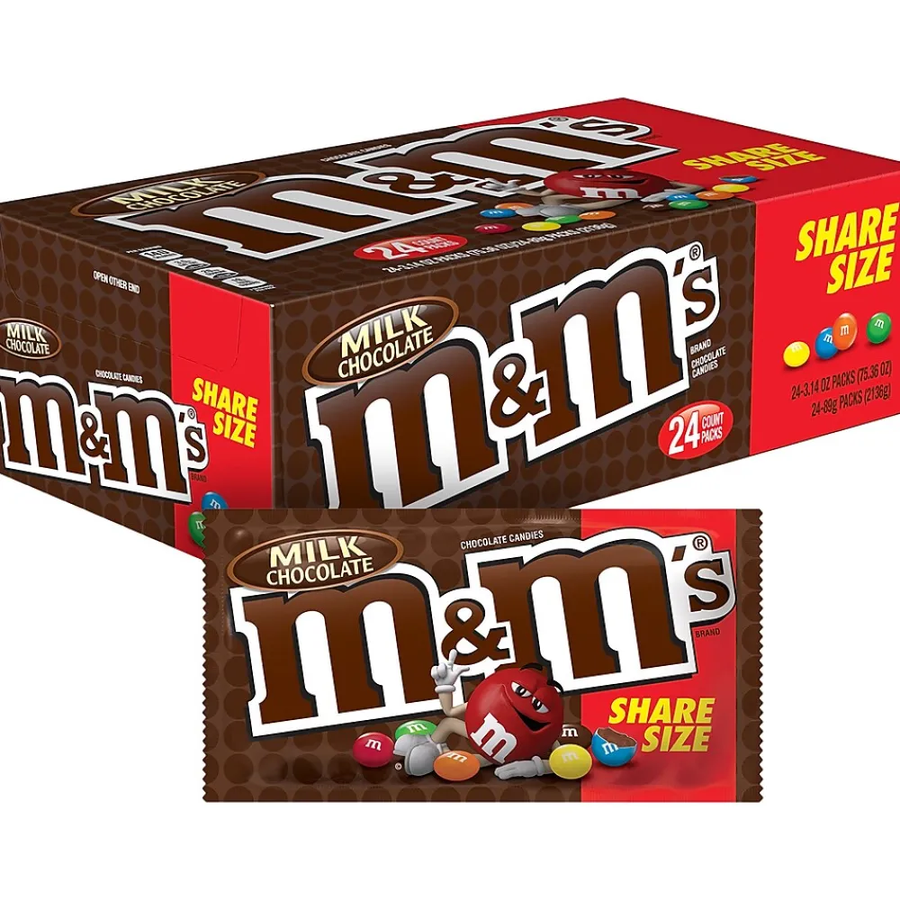 M&M's Milk Chocolate, 3.14 Oz. (MMK24)