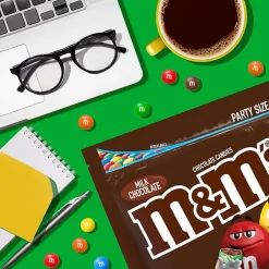 M&M's Party Size Milk Chocolate Candy Pieces, 38 oz. (MMM55114)