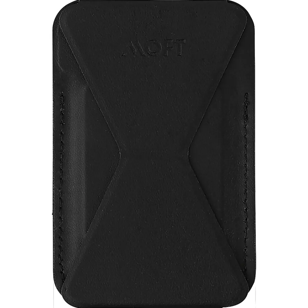 MOFT Snap-on Phone Stand and Wallet for iPhone 12 and 13 Series, Night Black (MS007M-1-BK)