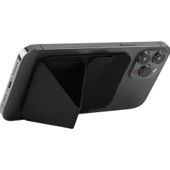 MOFT Snap-on Phone Stand and Wallet for iPhone 12 and 13 Series, Night Black (MS007M-1-BK)