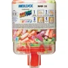 Moldex ® PlugStation® Uncorded Earplug Dispensers, Assorted, 33 dB, 250/Box (6644)