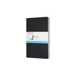 Journals|Moleskine Cahier Journal, 5" x 8.25", Dotted Ruled, Black, 80 Pages, 3/Pack (719213)