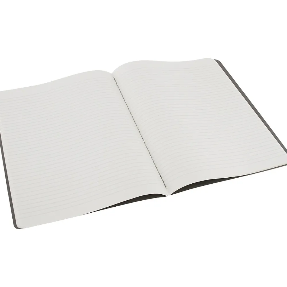 Journals|Moleskine Cahier Journal, 7-1/2" x 10", Ruled, Pebble Grey (629605)