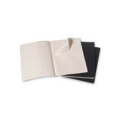 Notebooks|Moleskine Cahier 1-Subject Professional Notebooks, 7.5" x 10", Quad, 60 Sheets, Black (9788883705021)