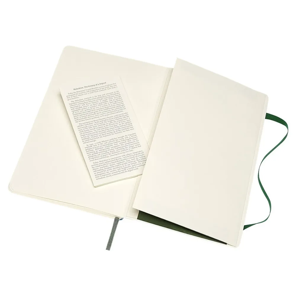 Notebooks|Moleskine Classic Pocket Notebook, 5" x 8.25", 96 Sheets, Green (600028)