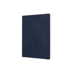 Notebooks|Moleskine Classic Professional Notebook, 7.5" x 9.75", Wide Ruled, 96 Sheets, Sapphire Blue (854771)