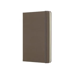 Notebooks|Moleskine Classic Professional Notebooks, 5" x 8.25", Wide Ruled, 120 Sheets, Brown (715352)