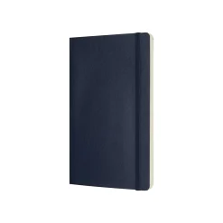Notebooks|Moleskine Classic Professional Notebooks, 5" x 8.25", Wide Ruled, 96 Sheets, Blue (854740XX)