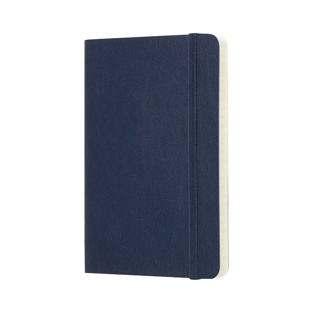Notebooks|Moleskine Classic Professional Notebook, 3.5" x 5.5", Unruled, 96 Sheets, Sapphire Blue (854726)