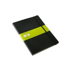 Notebooks|Moleskine Classic X-Large Professional Notebooks, 7.5" x 9.75", 96 Sheets, Black (707261)