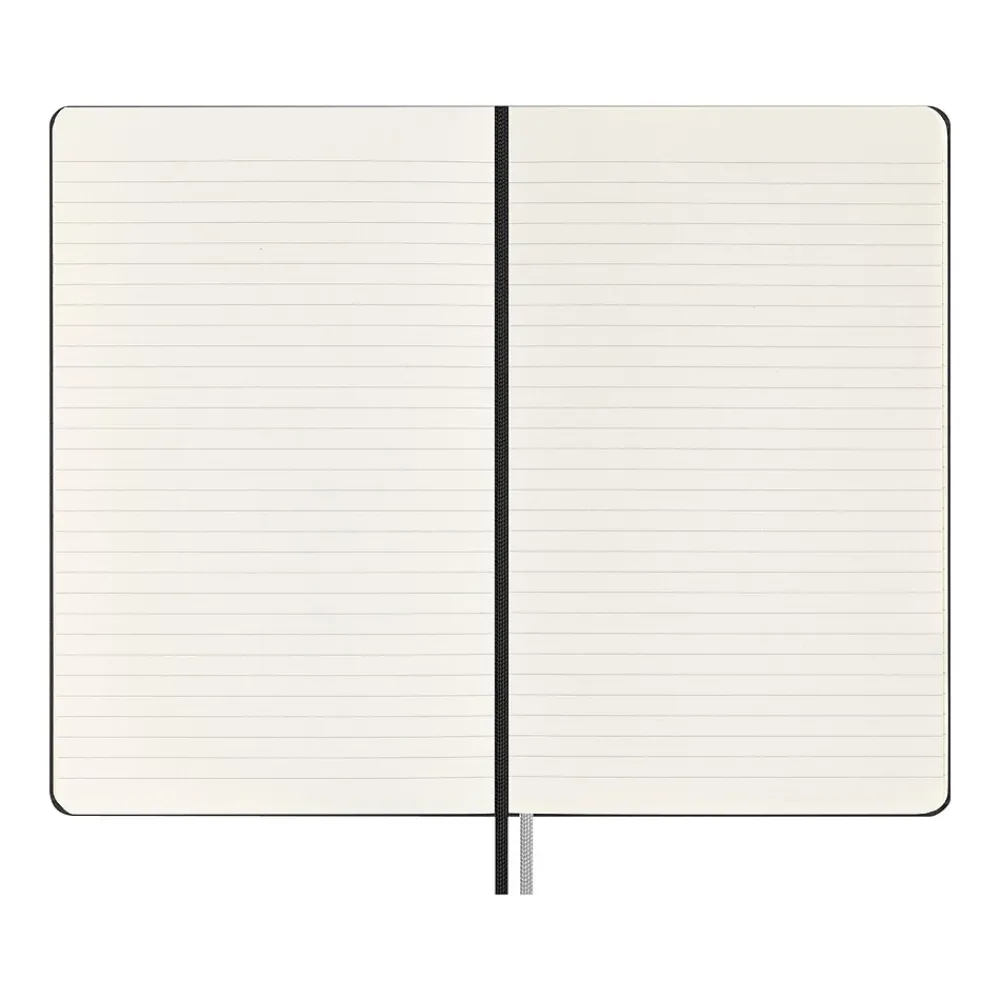 Journals|Moleskine Harry Potter Lumos Limited Edition Notebook, 5" x 8.25", Narrow-Ruled, Black/White (LEHP23QP060LUM)