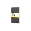 Notebooks|Moleskine Large Subject Notebooks, 5" x 8.25", Quad, 96 Sheets, Black (707186)