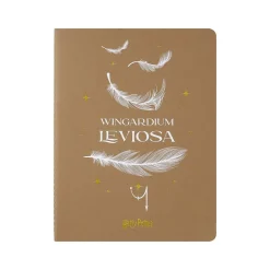 Journals|Moleskine Limited Edition Harry Potter Wingardium Leviosa Journal, 7.5" x 9.5", Narrow-Ruled, Kraft, 120 Pages (272173)