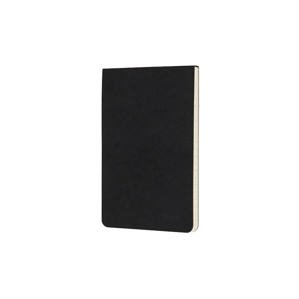 Notepads|Moleskine Notepad, 3.5" x 5.5", Black, 96 Sheets/Pad (620909)