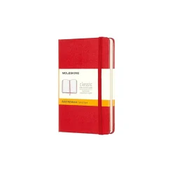Notebooks|Moleskine Pocket 1-Subject Professional Notebooks, 3.5" x 5.5", Narrow Ruled, 96 Sheets, Red (930000)