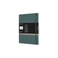 Notebooks|Moleskine Pro XL Professional Notebooks, 7.5" x 9.75", Narrow Ruled, 192 Sheets, Green (620848)