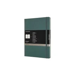 Subject Notebooks|Moleskine Pro XL 1-Subject Professional Notebook, 7.5" x 9.75", Narrow Ruled, 192 Sheets, Green (620817)