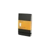 Notebooks|Moleskine Reporter Notebook, 3.5" x 5.5", Narrow Ruled, 96 Sheets, Black (705489)