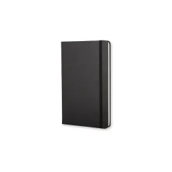 Notebooks|Moleskine 1-Subject Professional Notebook, 3.5" x 5.5", Narrow Ruled, 96 Sheets, Black (701009)