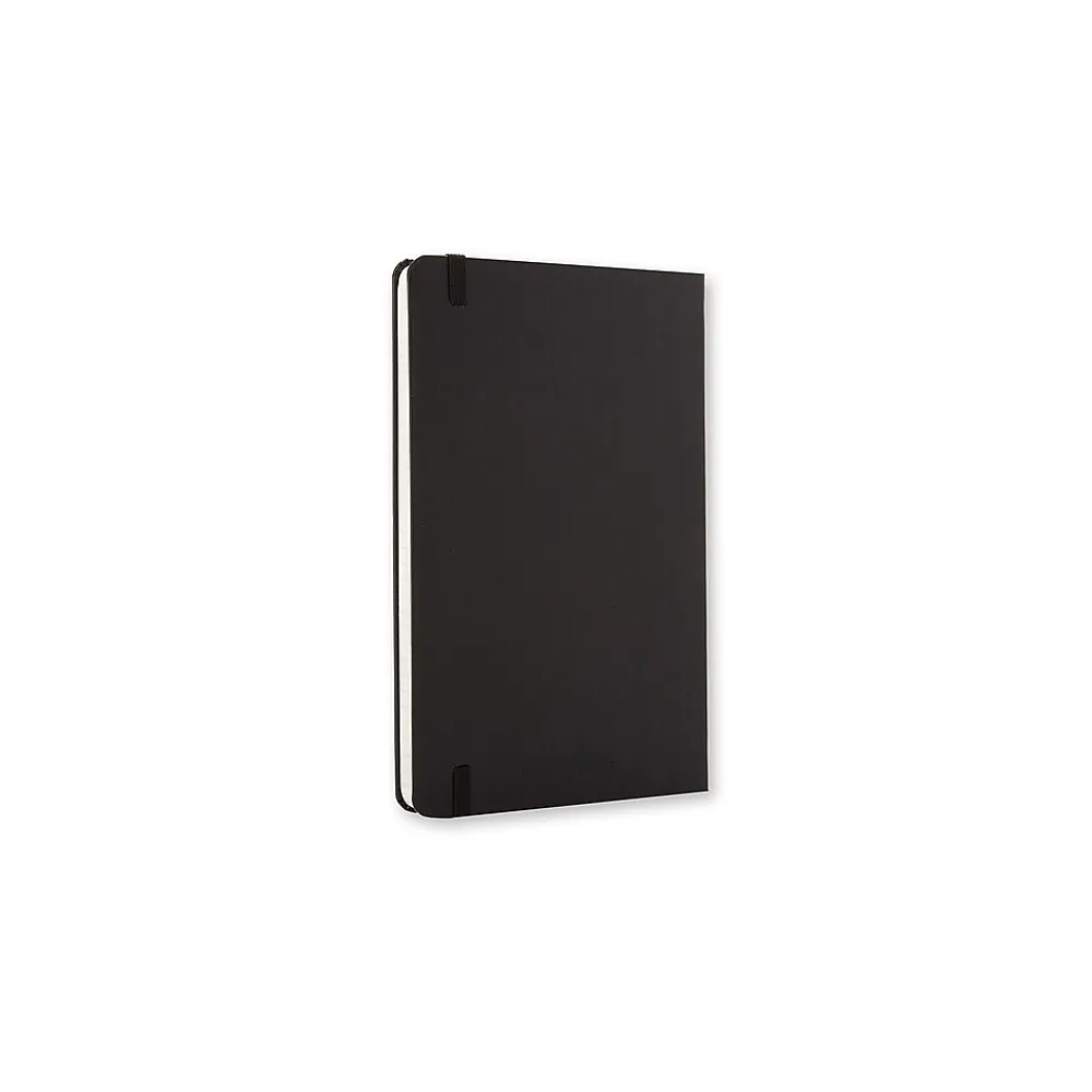 Notebooks|Moleskine 1-Subject Professional Notebook, 3.5" x 5.5", Narrow Ruled, 96 Sheets, Black (701009)
