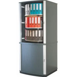 Storage Cabinets*Moll ® 85" Five Tier Lockfile Carousel Cabinet, Graphite