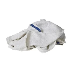 Cotton Cleaning Wipers, 18" x 15", White, 60 Wipers/Box (N030-W69-10)<Monarch Brands Hot