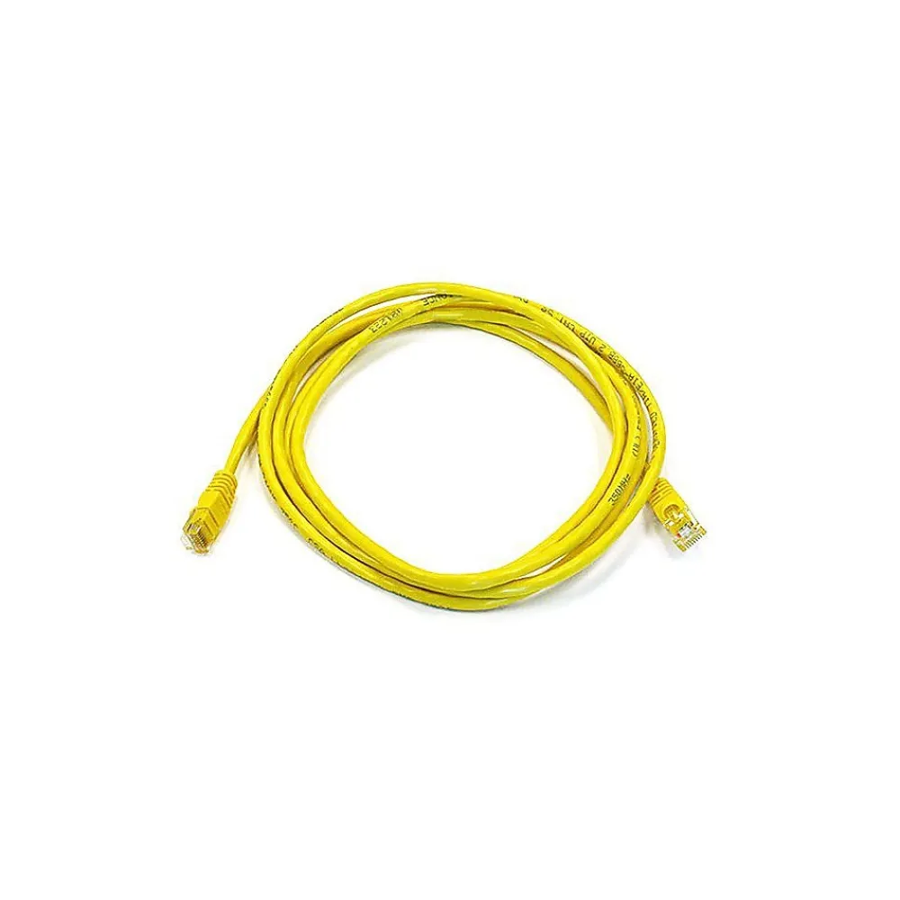 Monoprice 7' 24 AWG CAT-5e UTP Ethernet Network Cable, Yellow