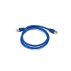 Monoprice ® 3' 24AWG Cat6a STP Ethernet Network Cable, Blue
