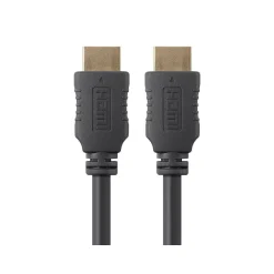 Monoprice ® 4' High Speed HDMI Male to Male 28AWG Cable With Ferrite Cores, Black