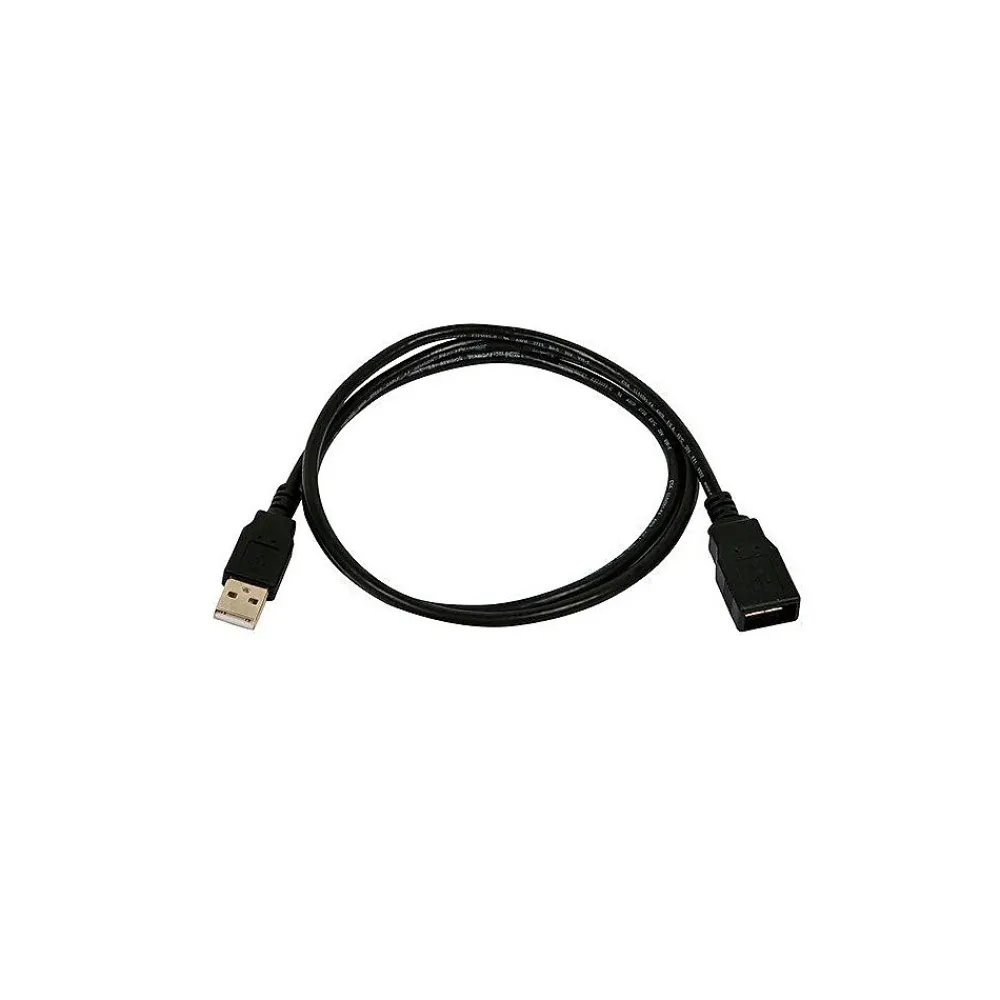 Monoprice 3' USB 2.0 Male to Female Extension Cable, Black