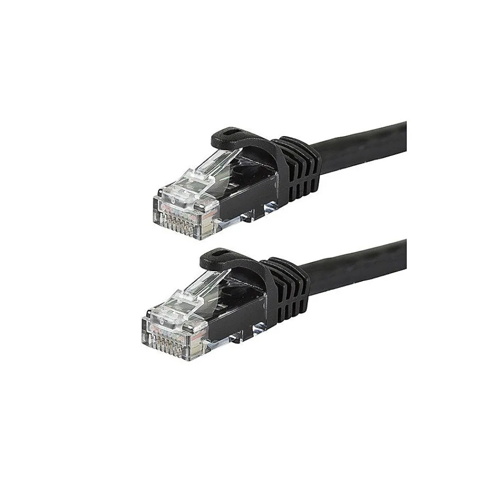 Monoprice FLEXboot Series 14' 24 AWG CAT-6 UTP Ethernet Network Cable, Black