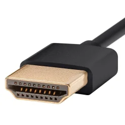 Monoprice Ultra Slim Series High Speed HDMI® Cable, 6ft Black