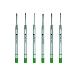 Pens|Monteverde ® Fine Gel Ballpoint Refill For Parker Gel Ballpoint Pens, 6/Pack, Green