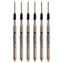 Pens|Monteverde ® Medium Ballpoint Refill For Lamy Ballpoint Pens, 6/Pack, Orange