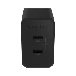 Speedport 45 2-Port GaN Wall Charger, Black (409909298)<Mophie Discount