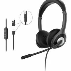 New Morpheus 360 Connect Stereo Computer Headset, Unified Communcations Certified, Black (HS5600SU)