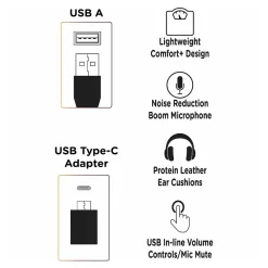 New Morpheus 360 Connect Stereo Computer Headset, Unified Communcations Certified, Black (HS5600SU)