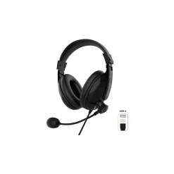 Best Morpheus 360 Deluxe Multimedia Stereo USB Headset Over Ear Black (HS3500SU)