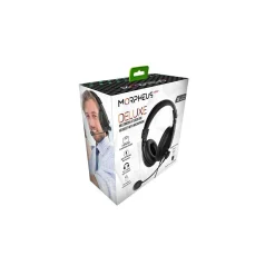 Best Morpheus 360 Deluxe Multimedia Stereo USB Headset Over Ear Black (HS3500SU)